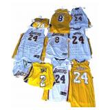 Kobe Bryant Staples Center fan tribute jerseys