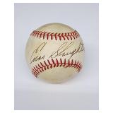 Enos Slaughter autographed baseball