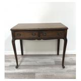 Vintage 2-drawer console table