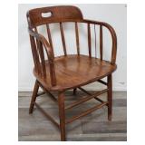 Boling Chair Company barrel back captain