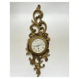 Mid century Syroco 8-day wall clock