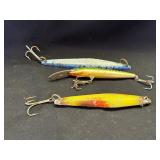 3 Vintage deep sea fishing lures