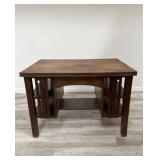 Antique mission oak writing desk