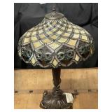 Vintage stain glass lamp