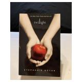Twilight book autographed by author Stephenie