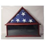 Vintage military display 5ft x 9ft American Flag