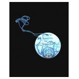 Nazi Germany WWII "Deutsche in Uberfee" glass