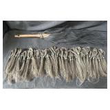 Box of horse hair & horse tail fly swatter