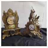 Pair mantel clocks