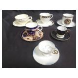 Group of tea cups and plates