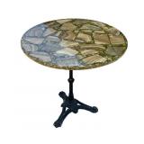 Vintage resin & stone table