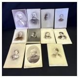 Group of 11 antique photos