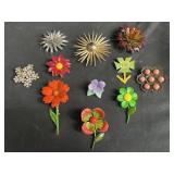 Womenï¿½s flower pins
