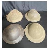 WWI military helmets weight: 8.9 lbs box lot LT