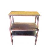 Vintage wood side table