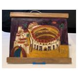 Remï¿½s oil painting relief artwork modernism 11" x