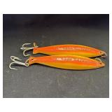 Pair or vintage deep sea fishing lures