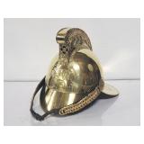 Vintage brass NSW FB fireman helmet, made in India