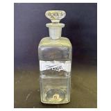 Antique apothecary Chicago Fair glass bottle