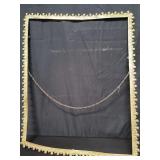 Antique brass picture frame