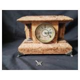 Vintage Seth Thomas wood mantle clock