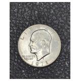 Uncirculated 1971-S Silver Eisenhower Dollar