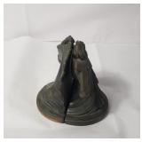 Vintage cast iron horse heads