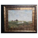 Signed oil painting on canvas