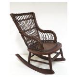 Vintage wicker child