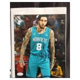 Liangelo Ball autographed 8 x 10 photo