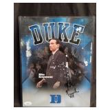 Mike Krzyzewski autographed 8 x 10 photo