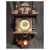 Wood wall clock