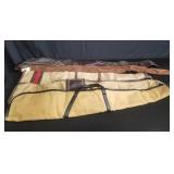 Box of vintage rifle sheathes