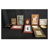 Box of wood pictures frames