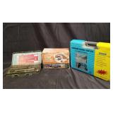 Group of socket kit, portable air compressor,