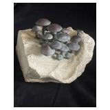 Signed Mcm mushroom art sculpture