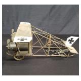 Metal hanging German airplane model