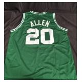 Ray Allen signed Celtics jersey