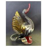 Vintage Murano style art glass bird