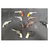 Group of vintage replica toy revolvers & pistols
