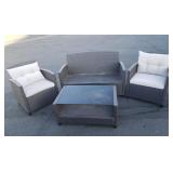 Patio Joy - wicker style patio set - couch,
