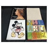 4 large coffee table art books- Disney & more