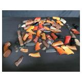 Group of gun grips, plastic wood etc. Box lot