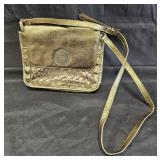 Vintage Carlos Falchi ladies gold evening bag