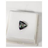 3.65ct triangle mystic topaz gemstone