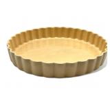 Mid century ceramic fluted tart dish, 11 1/2ï¿½