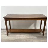 Arts and crafts style console table