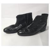 Vintage Florsheim black leather ankle boots