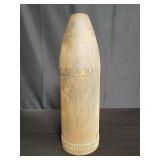 Vintage artillery round