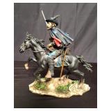 Limited edition composite union officer figurine